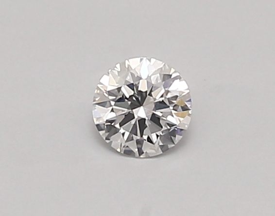 Actual 0.26 carat D Round lab-grown diamond