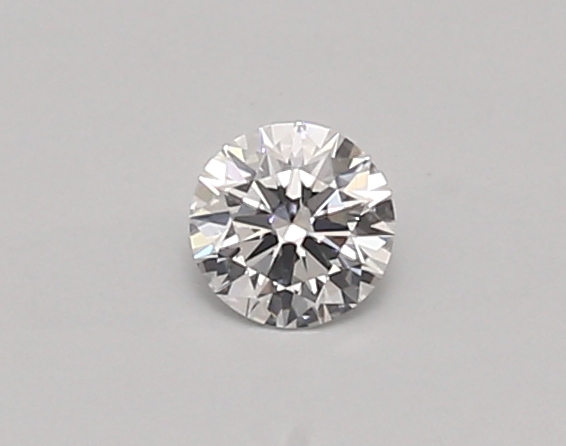 Actual 0.26 carat D Round lab-grown diamond