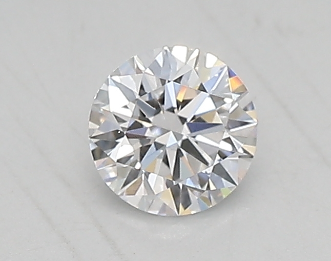0.28 carat round lab-grown diamond