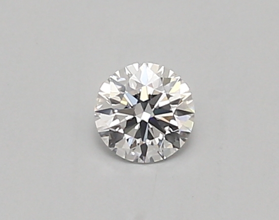 Actual 0.26 carat D Round lab-grown diamond