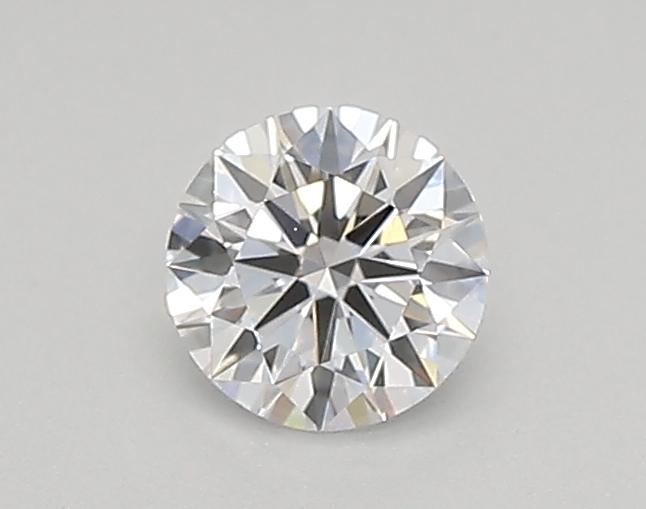 Actual 0.26 carat D Round lab-grown diamond
