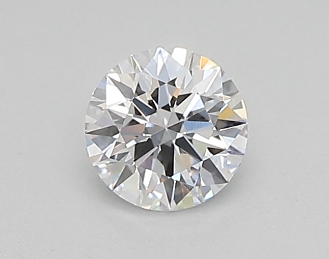 Actual 0.26 carat D Round lab-grown diamond