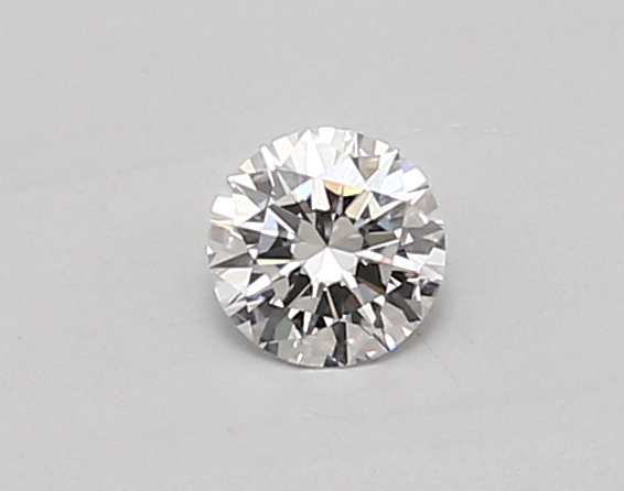 0.27 carat round lab-grown diamond