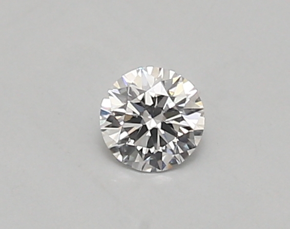 Actual 0.26 carat D Round lab-grown diamond