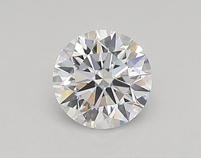 Actual 0.26 carat D Round lab-grown diamond