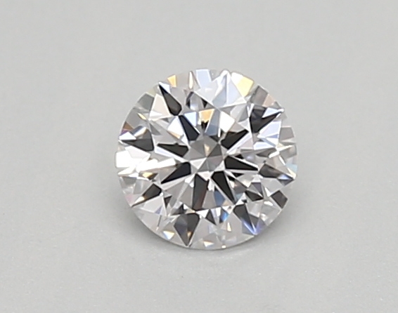Actual 0.26 carat D Round lab-grown diamond