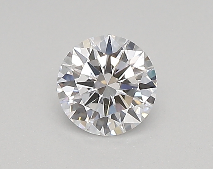 Actual 0.26 carat D Round lab-grown diamond