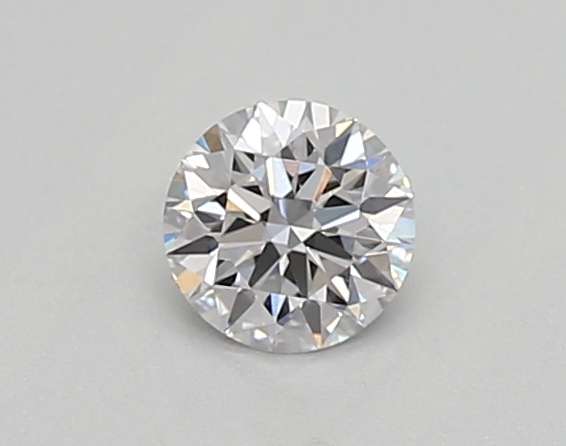 Actual 0.26 carat D Round lab-grown diamond
