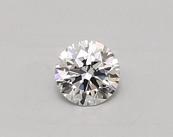 Actual 0.27 carat D Round lab-grown diamond