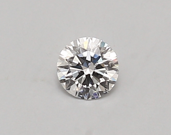 Actual 0.26 carat D Round lab-grown diamond