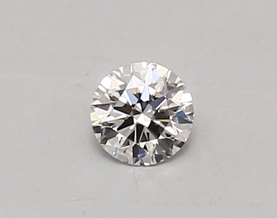 Actual 0.26 carat D Round lab-grown diamond