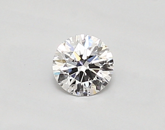 Actual 0.28 carat D Round lab-grown diamond