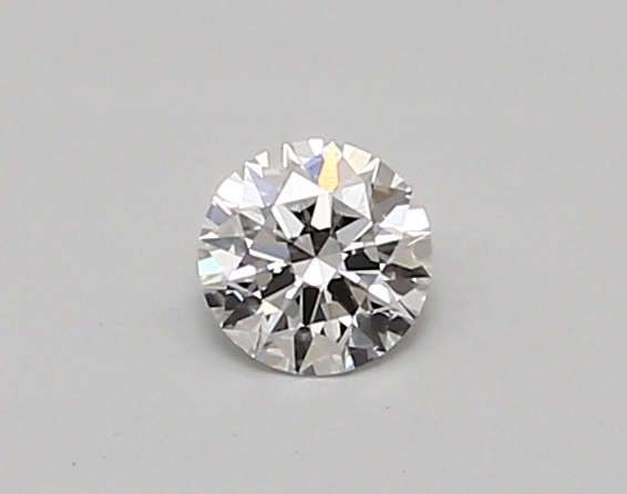 Actual 0.26 carat D Round lab-grown diamond