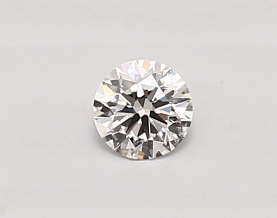 Actual 0.26 carat D Round lab-grown diamond