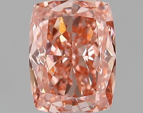 1.05 carat fancy vivid  pink VVS2 EX Cut IGI cushion diamond