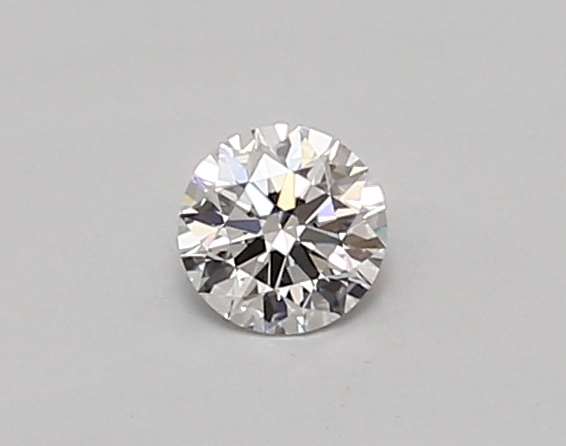 Actual 0.26 carat D Round lab-grown diamond