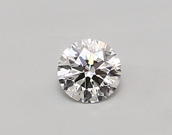 Actual 0.26 carat D Round lab-grown diamond