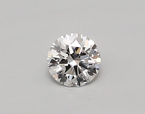 Actual 0.26 carat D Round lab-grown diamond