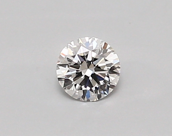 Actual 0.26 carat D Round lab-grown diamond