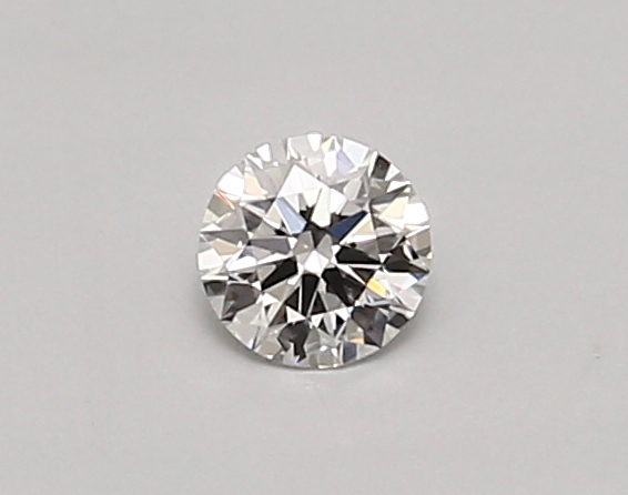 Actual 0.26 carat D Round lab-grown diamond