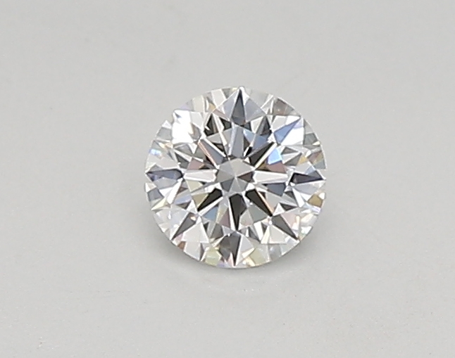 Actual 0.26 carat D Round lab-grown diamond