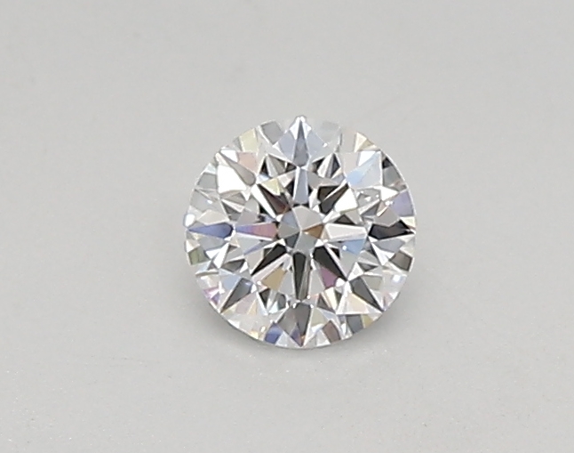 Actual 0.26 carat D Round lab-grown diamond