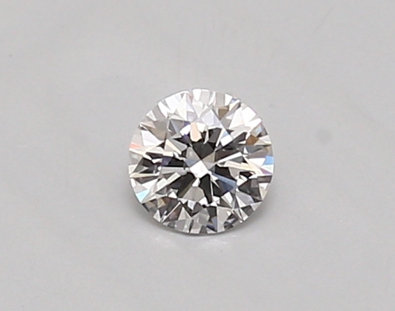 Actual 0.27 carat D Round lab-grown diamond