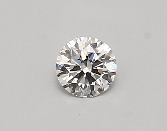 Actual 0.27 carat D Round lab-grown diamond