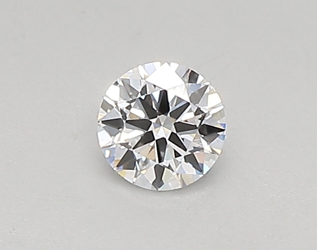 Actual 0.26 carat D Round lab-grown diamond