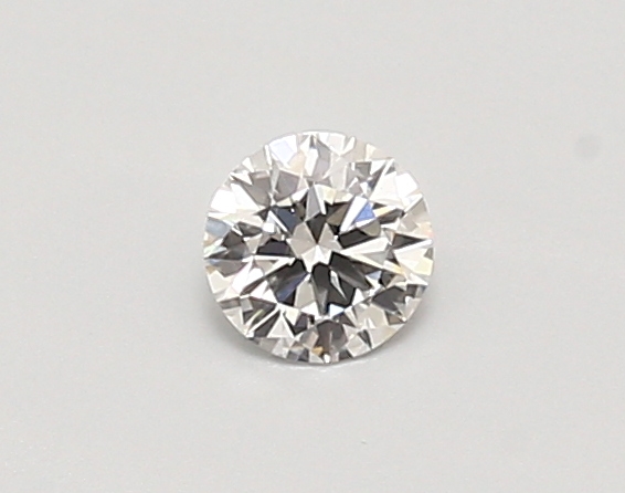 Actual 0.27 carat D Round lab-grown diamond