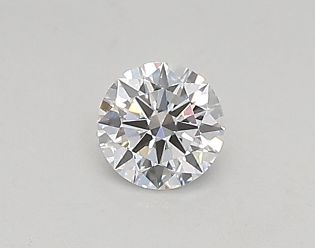 Actual 0.26 carat D Round lab-grown diamond