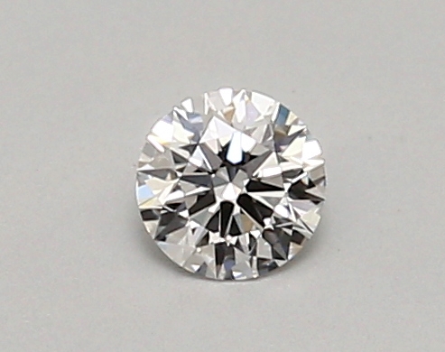 Actual 0.26 carat D Round lab-grown diamond