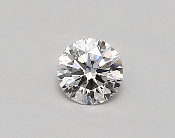 Actual 0.27 carat D Round lab-grown diamond