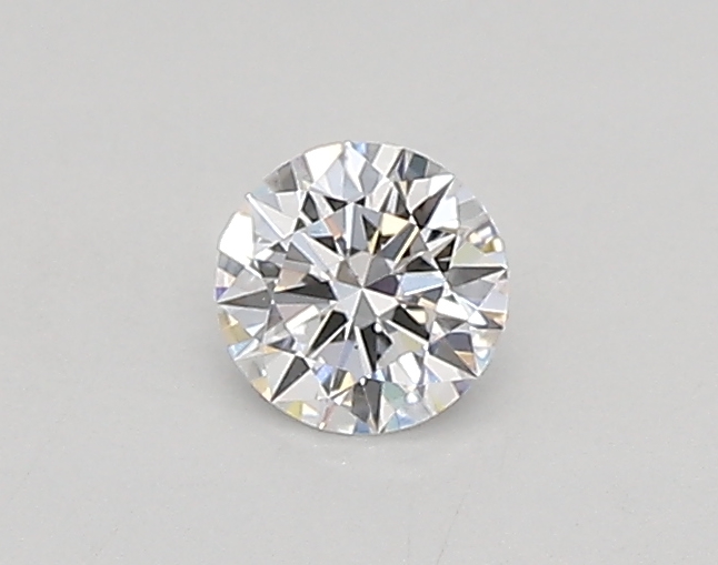 0.27 carat round lab-grown diamond