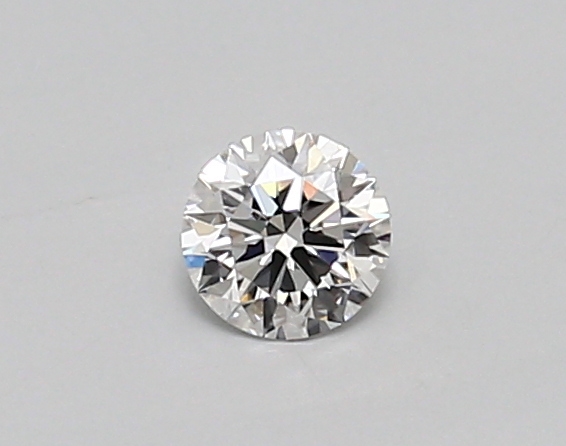 Actual 0.26 carat D Round lab-grown diamond