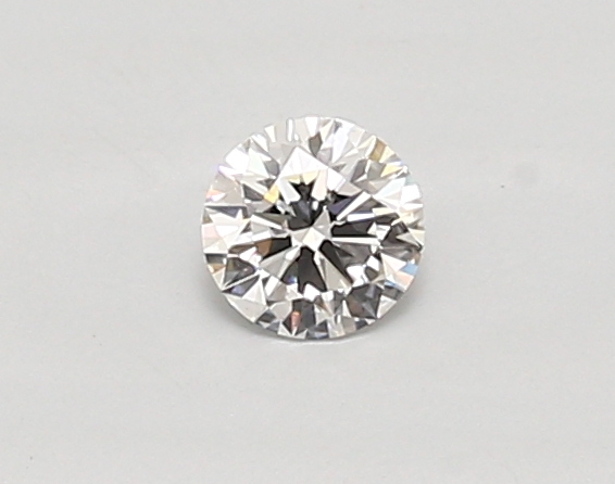 Actual 0.26 carat D Round lab-grown diamond