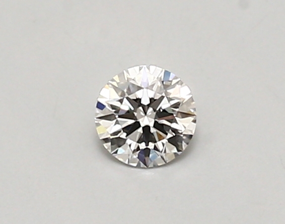 Actual 0.26 carat D Round lab-grown diamond