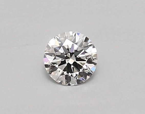 Actual 0.26 carat D Round lab-grown diamond