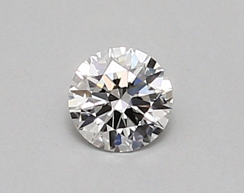 Actual 0.26 carat D Round lab-grown diamond