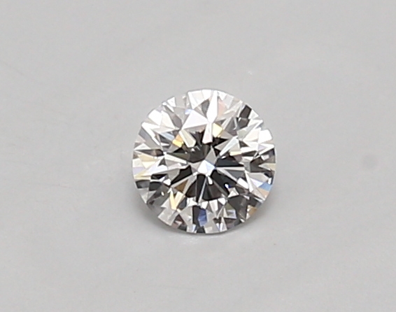 Actual 0.27 carat D Round lab-grown diamond