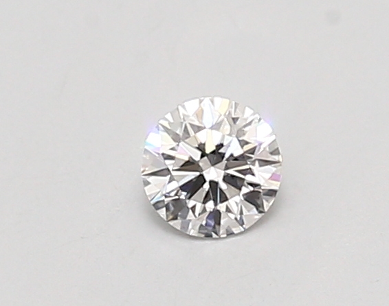 Actual 0.28 carat D Round lab-grown diamond