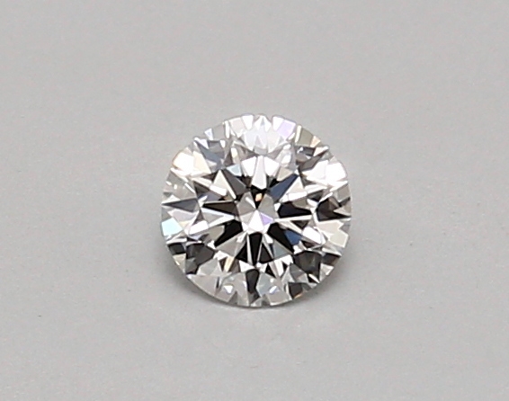 Actual 0.26 carat D Round lab-grown diamond