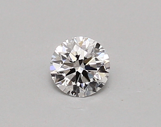 Actual 0.26 carat D Round lab-grown diamond