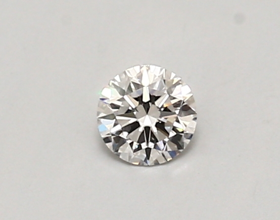 Actual 0.26 carat D Round lab-grown diamond