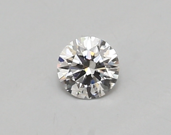 Actual 0.27 carat D Round lab-grown diamond