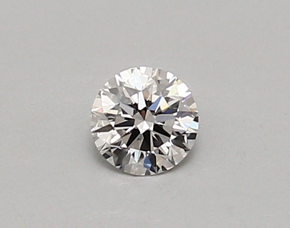 Actual 0.27 carat D Round lab-grown diamond