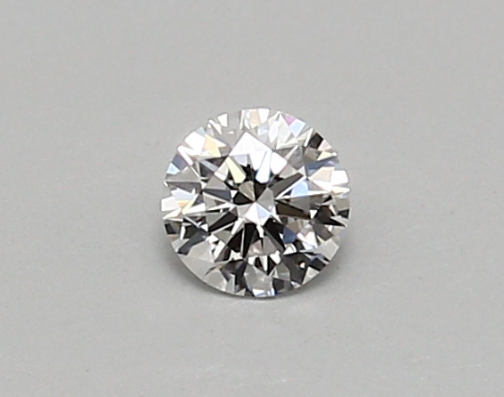Actual 0.26 carat D Round lab-grown diamond