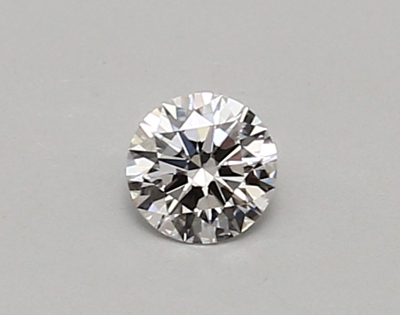 Actual 0.26 carat D Round lab-grown diamond