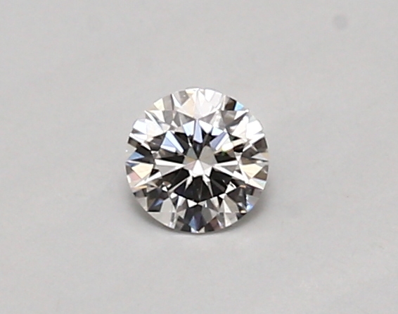 Actual 0.26 carat D Round lab-grown diamond