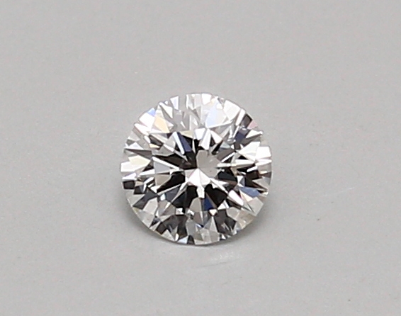 Actual 0.26 carat D Round lab-grown diamond